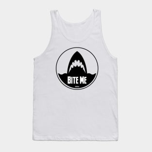 JAWS Movie BITE ME Shark design Tank Top